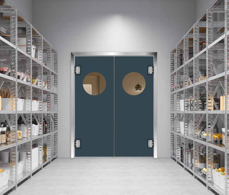 Two people having a conversation in modern chairs